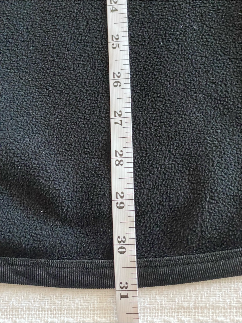 Black Full-Zip Fleece Jacket with pockets, Plus Size 4X - Picture 5 of 6